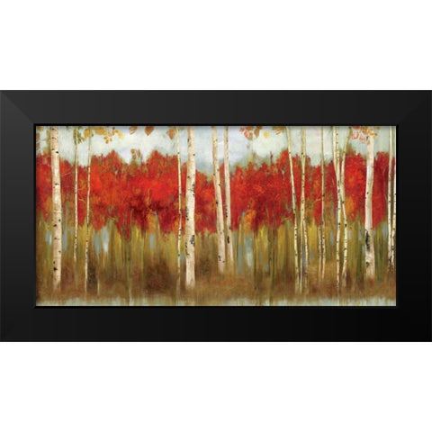 The Edge Black Modern Wood Framed Art Print by Pearce, Allison