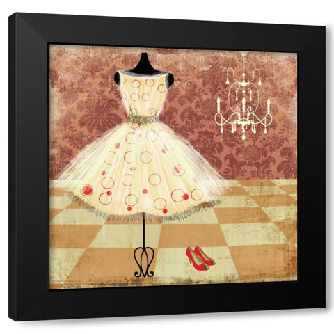 All Dressed Black Modern Wood Framed Art Print by Pearce, Allison