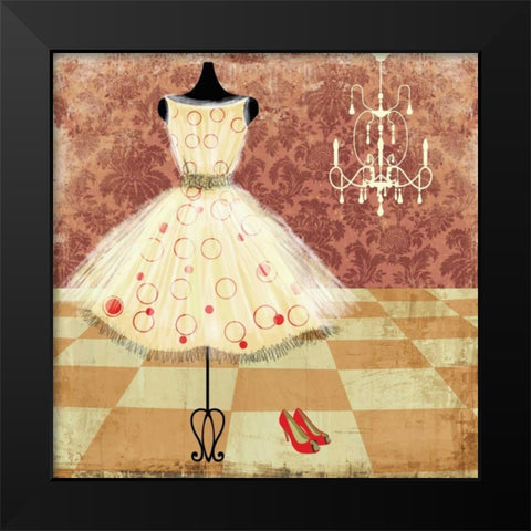 All Dressed Black Modern Wood Framed Art Print by Pearce, Allison