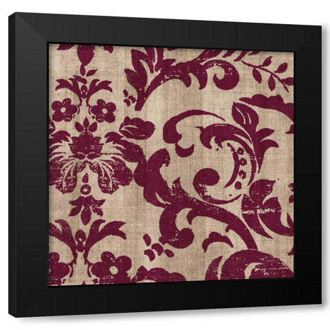 Aubergine I Black Modern Wood Framed Art Print by Pearce, Allison