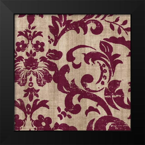 Aubergine I Black Modern Wood Framed Art Print by Pearce, Allison