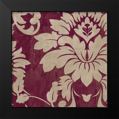 Aubergine II Black Modern Wood Framed Art Print by Pearce, Allison