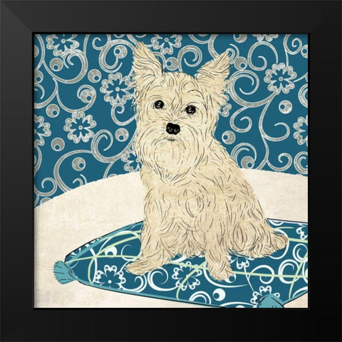 Francesca Black Modern Wood Framed Art Print by Pearce, Allison