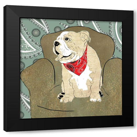 Herc Black Modern Wood Framed Art Print with Double Matting by Pearce, Allison