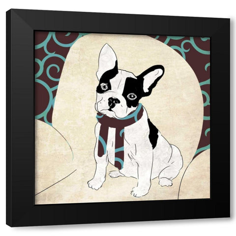 Charley Black Modern Wood Framed Art Print with Double Matting by Pearce, Allison