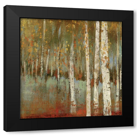 Along the Path I Black Modern Wood Framed Art Print with Double Matting by Pearce, Allison