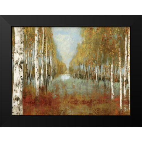 Along the Path I Oversize Black Modern Wood Framed Art Print by Pearce, Allison