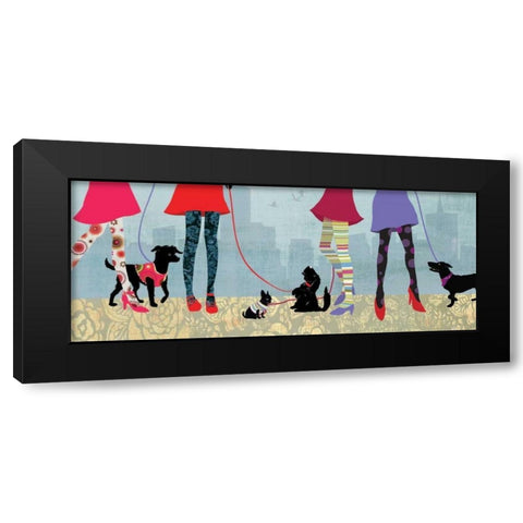 Quality Time II Black Modern Wood Framed Art Print with Double Matting by Pearce, Allison