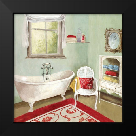 Tranquil Bath I - Mini Black Modern Wood Framed Art Print by Pearce, Allison