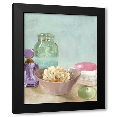 Refreshing Spa - Mini Black Modern Wood Framed Art Print with Double Matting by Pearce, Allison