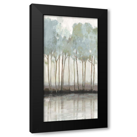 Woodland Hues II Black Modern Wood Framed Art Print with Double Matting by Pearce, Allison