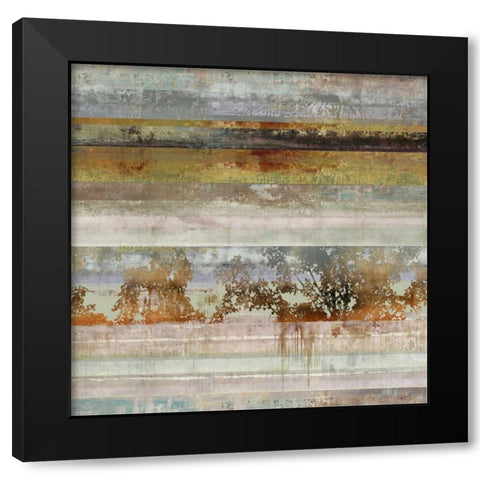 Inverse Memory II Black Modern Wood Framed Art Print with Double Matting by PI Galerie