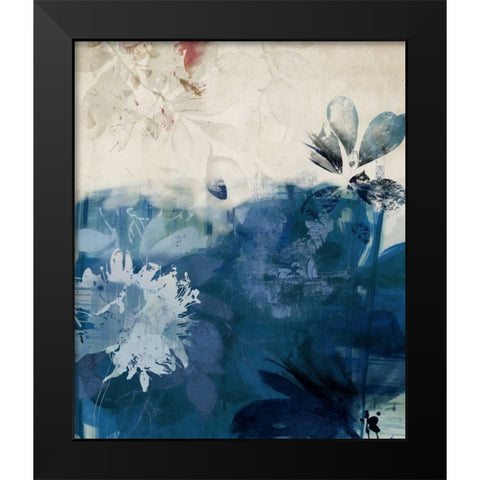 Unquiet Stone II Black Modern Wood Framed Art Print by PI Galerie