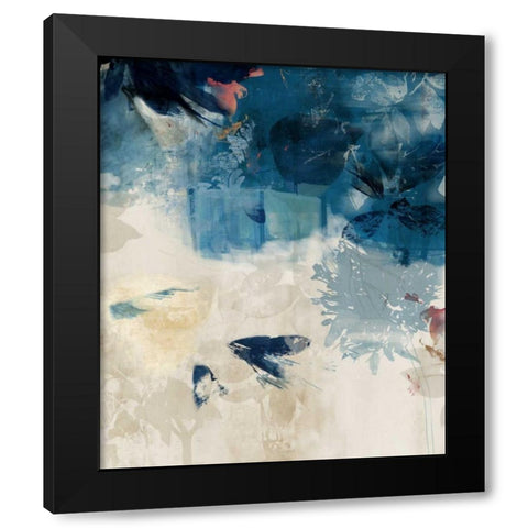 Unquiet Stone III Black Modern Wood Framed Art Print with Double Matting by PI Galerie