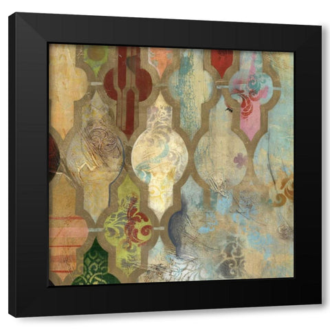 Infinite Currents II Black Modern Wood Framed Art Print with Double Matting by PI Galerie