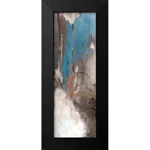Infinite Currents IV Black Modern Wood Framed Art Print by PI Galerie