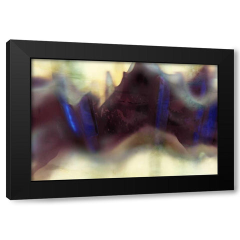 Wave I Black Modern Wood Framed Art Print by PI Galerie