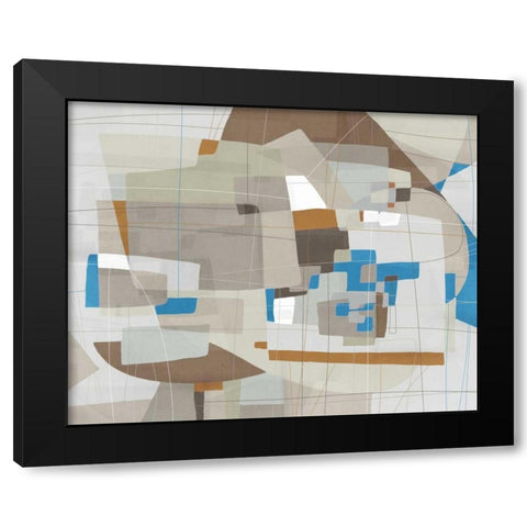 Somatic Beat I Black Modern Wood Framed Art Print by PI Galerie