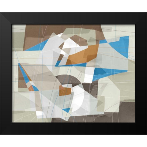Somatic Beat II Black Modern Wood Framed Art Print by PI Galerie
