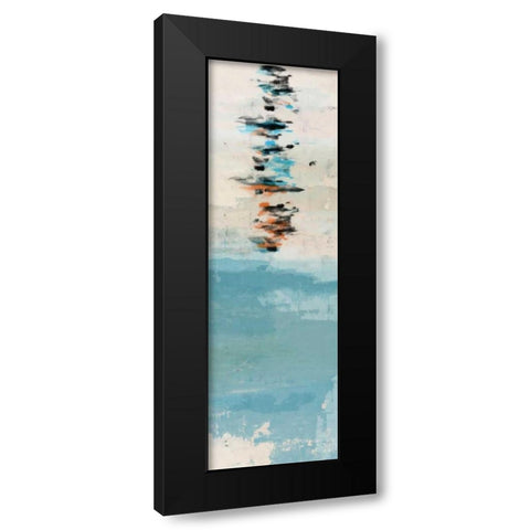 Modern Strokes I Black Modern Wood Framed Art Print with Double Matting by PI Galerie