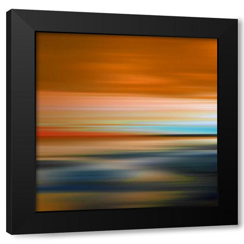 Blurred Landscape I Black Modern Wood Framed Art Print by PI Galerie