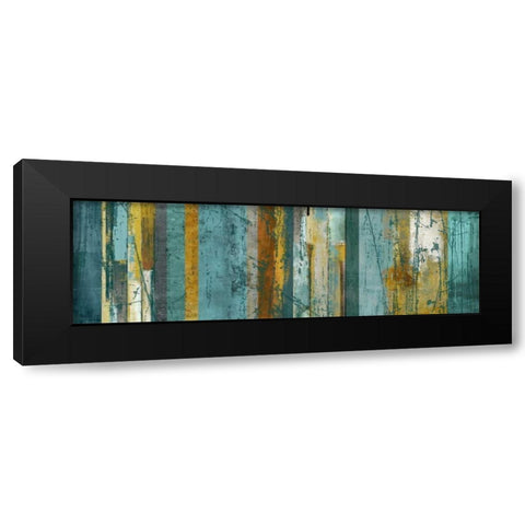 Paneled Landscapes II Black Modern Wood Framed Art Print by PI Galerie