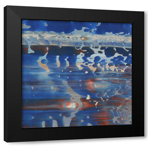Squeeze I Black Modern Wood Framed Art Print by PI Galerie