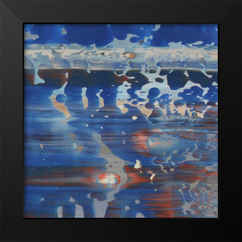Squeeze I Black Modern Wood Framed Art Print by PI Galerie