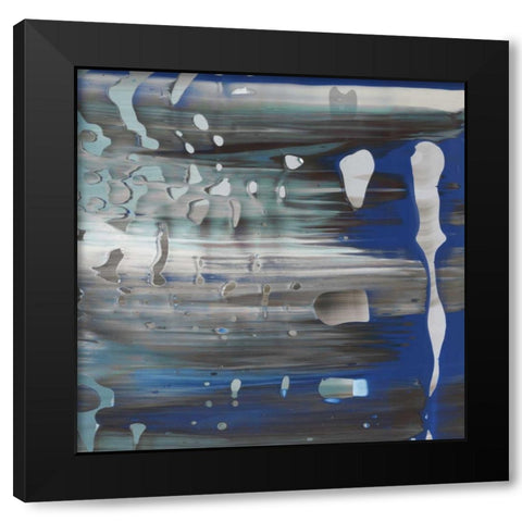 Squeeze II Black Modern Wood Framed Art Print with Double Matting by PI Galerie