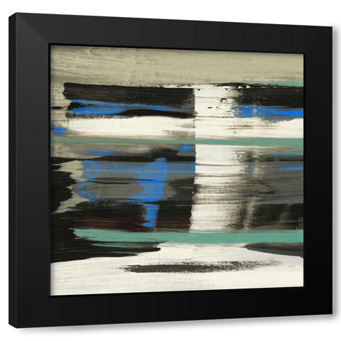 Squeeze III Black Modern Wood Framed Art Print with Double Matting by PI Galerie
