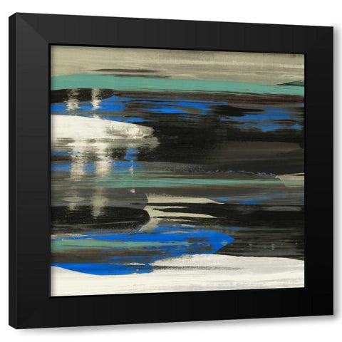 Squeeze IV Black Modern Wood Framed Art Print by PI Galerie