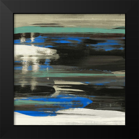 Squeeze IV Black Modern Wood Framed Art Print by PI Galerie