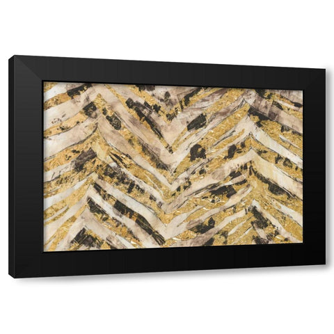 New Zebra I Black Modern Wood Framed Art Print by PI Galerie