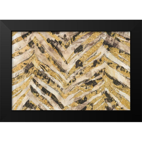 New Zebra I Black Modern Wood Framed Art Print by PI Galerie