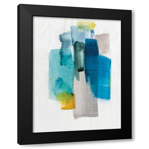 Paper Magic Black Modern Wood Framed Art Print by PI Galerie