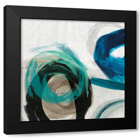 Play I Black Modern Wood Framed Art Print by PI Galerie