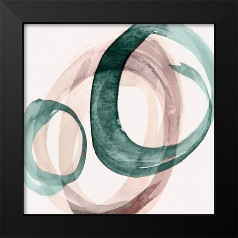 Overture II  Black Modern Wood Framed Art Print by PI Studio