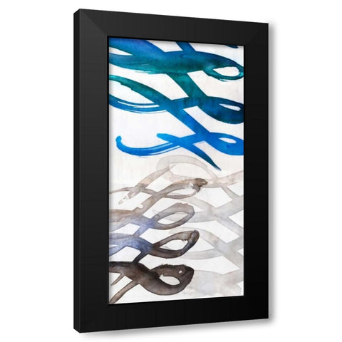 Infinity II Black Modern Wood Framed Art Print by PI Galerie
