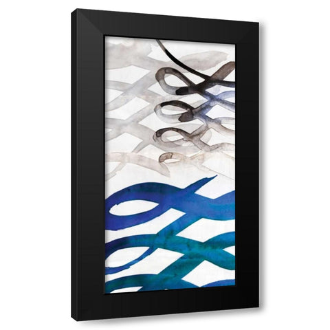 Infinity III Black Modern Wood Framed Art Print by PI Gallery