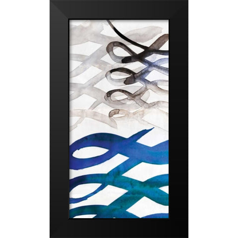 Infinity III Black Modern Wood Framed Art Print by PI Gallery
