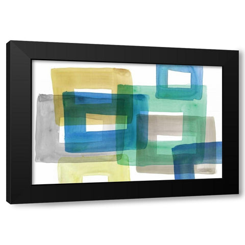 Rodeo I Black Modern Wood Framed Art Print by PI Galerie