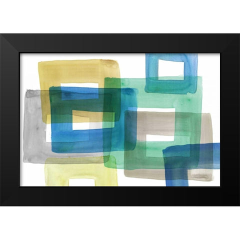 Rodeo I Black Modern Wood Framed Art Print by PI Galerie
