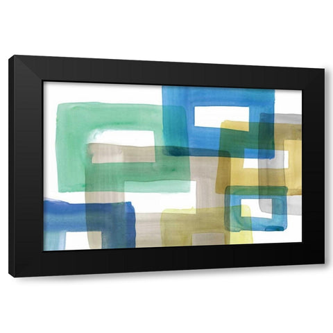 Rodeo II Black Modern Wood Framed Art Print by PI Galerie