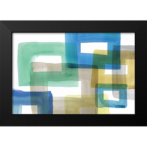 Rodeo II Black Modern Wood Framed Art Print by PI Galerie