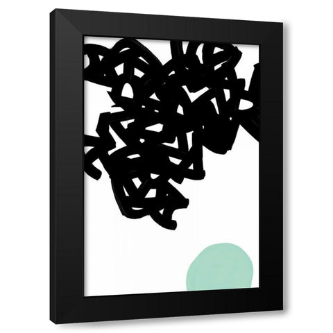 Gesture I Black Modern Wood Framed Art Print by PI Galerie
