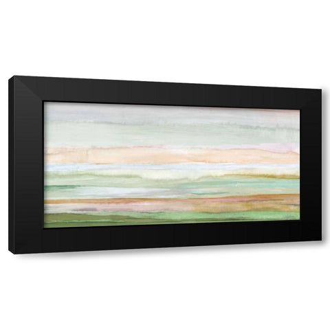 Pursuit Black Modern Wood Framed Art Print with Double Matting by PI Galerie