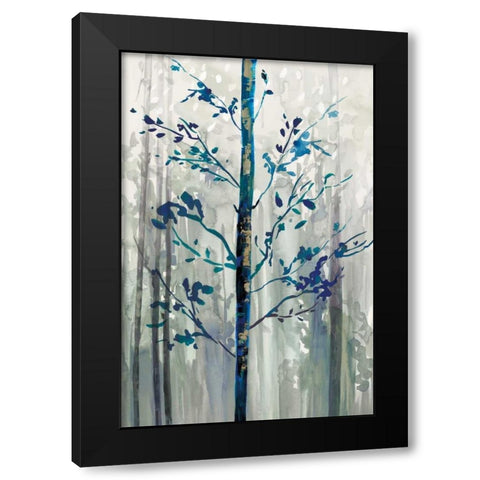 Fogg II Black Modern Wood Framed Art Print by PI Galerie