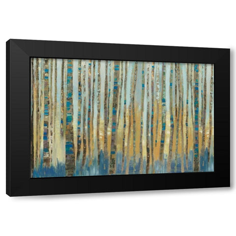 Delta  Black Modern Wood Framed Art Print by PI Galerie