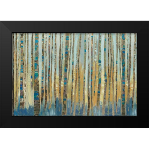 Delta  Black Modern Wood Framed Art Print by PI Galerie
