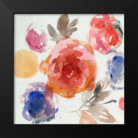 Walking Through I Black Modern Wood Framed Art Print by PI Galerie